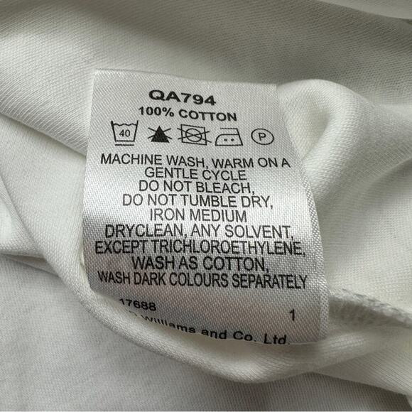 Southbay White Long Sleeve V Neck Pullover Tee‎ Shirt Size 2XL NEW - Picture 8 of 10